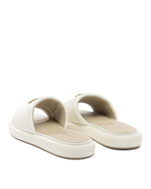 Pinko White Sandals