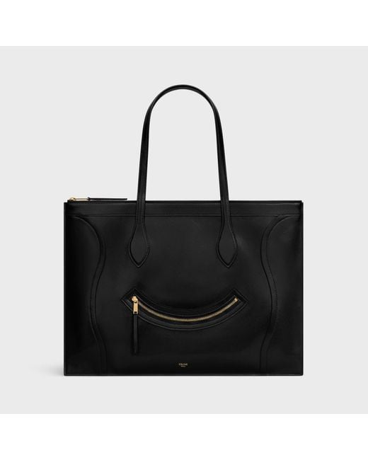 Céline Black Flat Cabas New Luggage