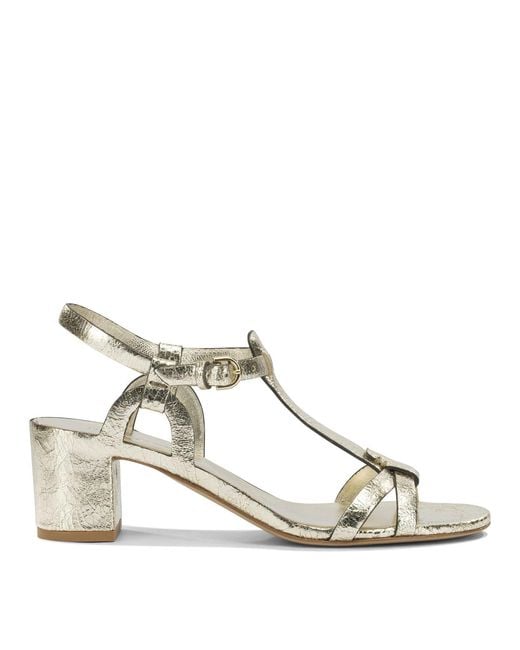 Roberto Del Carlo Metallic Sandals