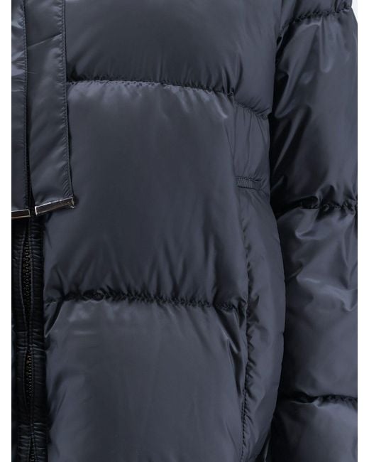Max Mara Blue Seia The Cube Down Jacket