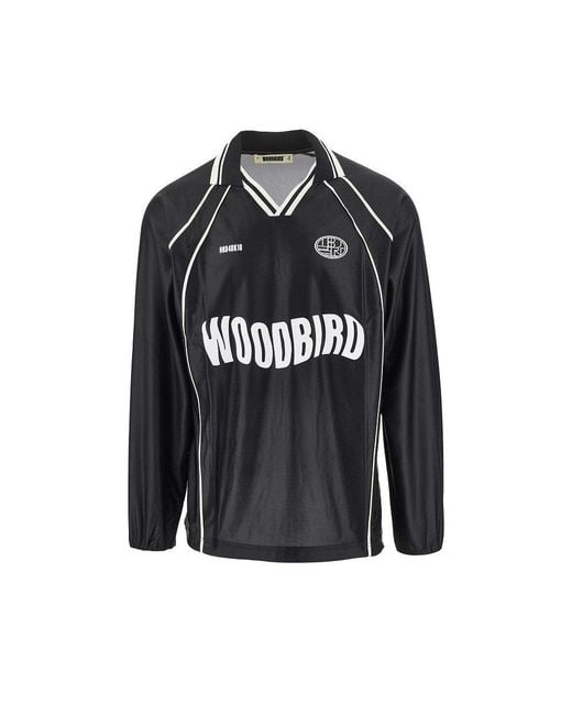 Woodbird Black 'Wbtaka' Sports Polo Shirt for men