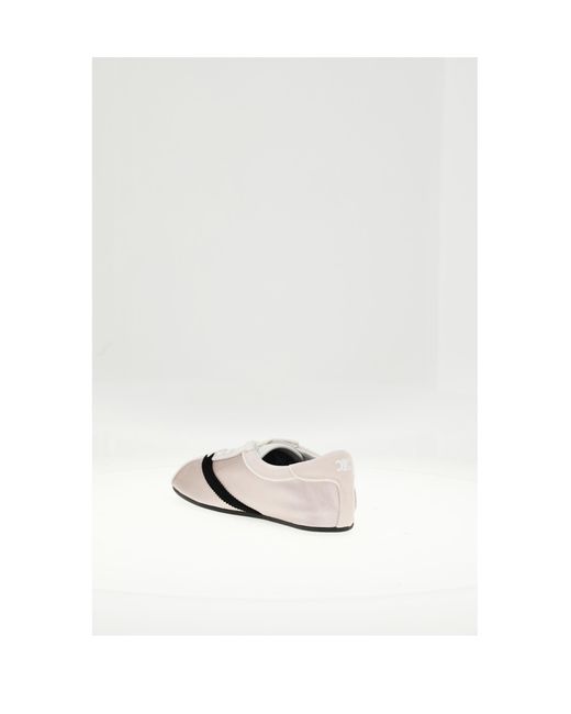 Céline White Low Lace-Up Sneaker 05
