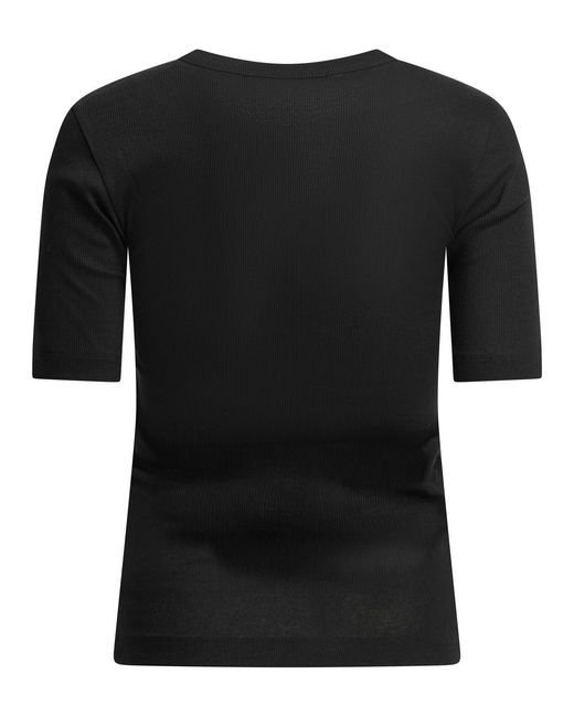 IVY & OAK Black Organic Cotton T-Shirt