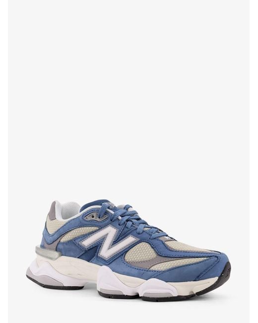 New Balance Blue Sneakers 9060 Mesh Suede for men