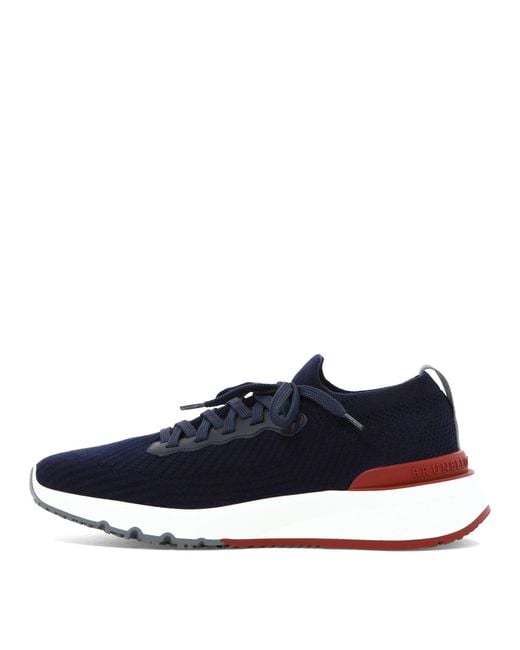 Brunello Cucinelli Blue Runner Sneakers