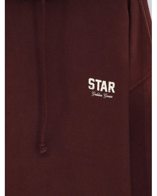 Golden Goose Deluxe Brand Purple Deluxe Brand Oversized Cotton Sweatshirt