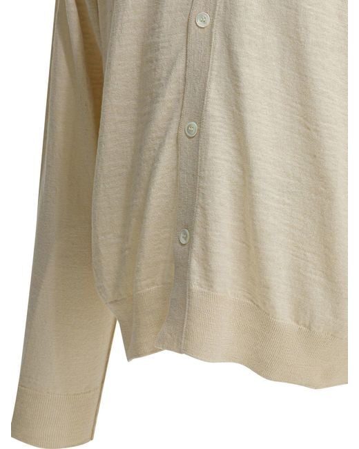 mfpen White "Formal" Cardigan for men