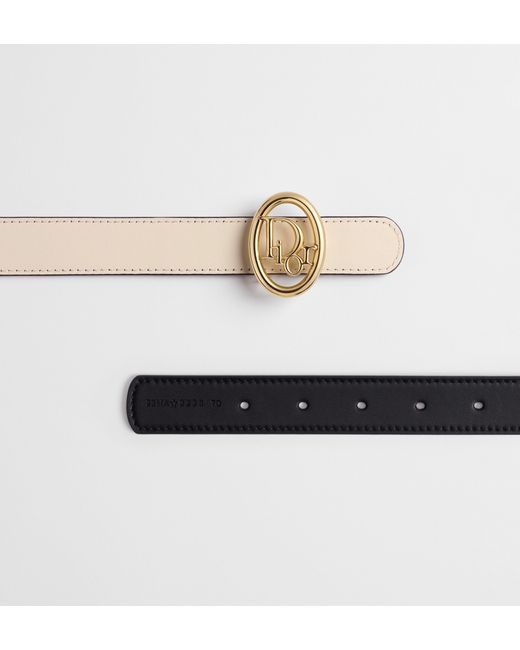 Dior Black Oblique Reversible Belt