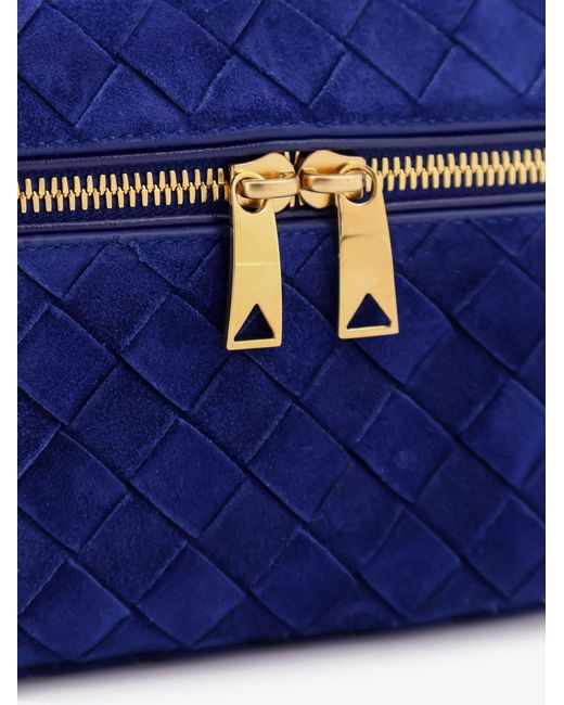Bottega Veneta Blue Bang Bang Suedevanity Case