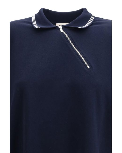 Miu Miu Blue Long-Sleeved Polo