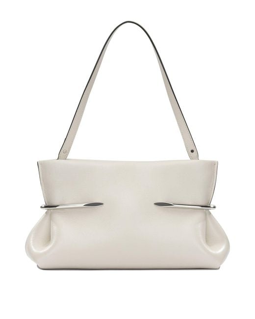 Givenchy Natural "Pinch Soft" Clutch With Handle