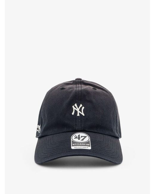 Represent Blue Cotton Cap With Embroidered Logo for men