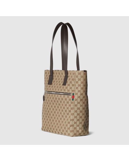 Gucci Metallic Gg Cavas Tote Bag for men