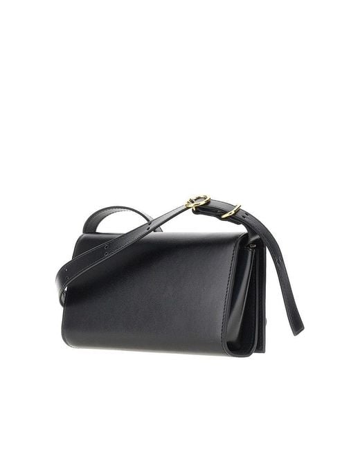 Jil Sander Blue All-Day Leather Clutch Bag