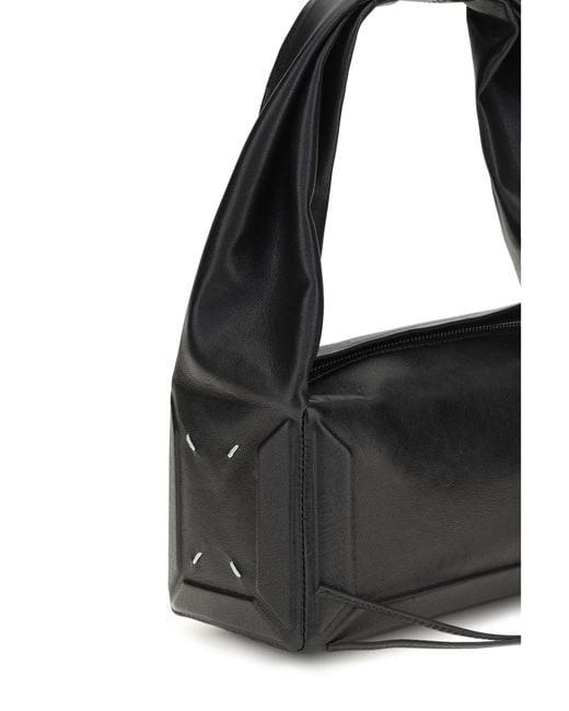 Margiela Black Small East West Shoulder Bag