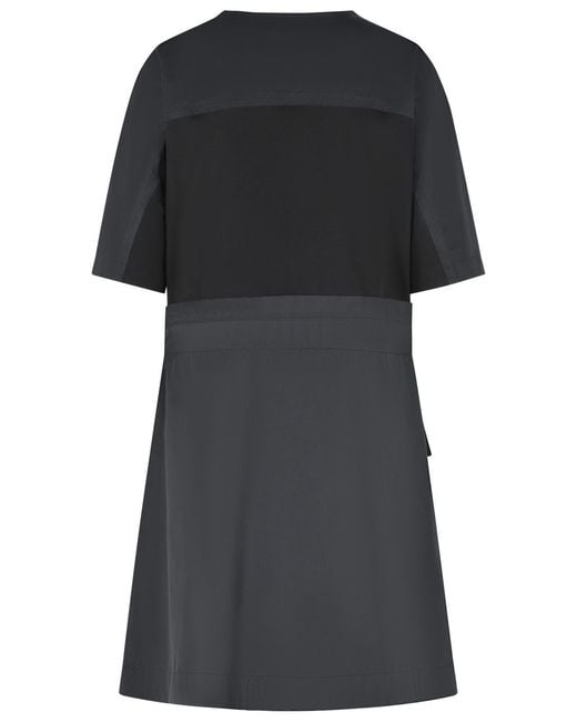 Moncler Black Cotton Dress