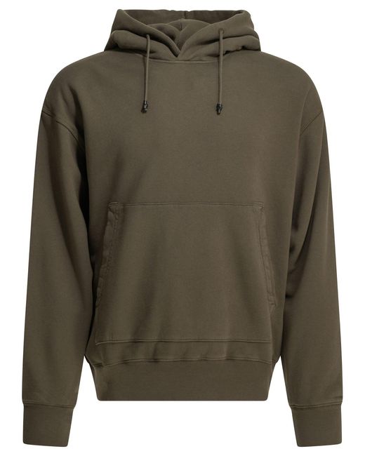Stone Island Green Logo Hoodie for men