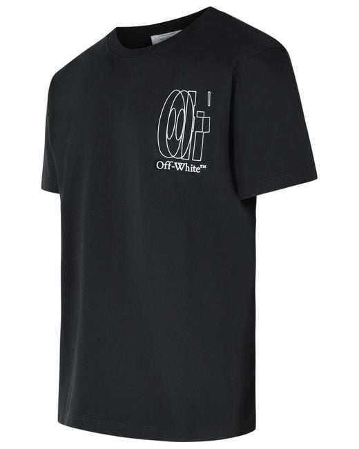 Off-White c/o Virgil Abloh Black 'Big Double Arrow' Cotton T Shirt for men