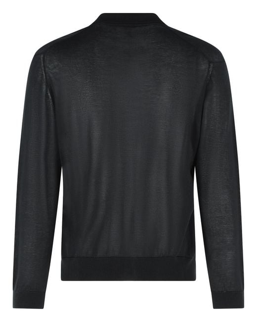 Seven Gauge Black Lyocell Shirt for men
