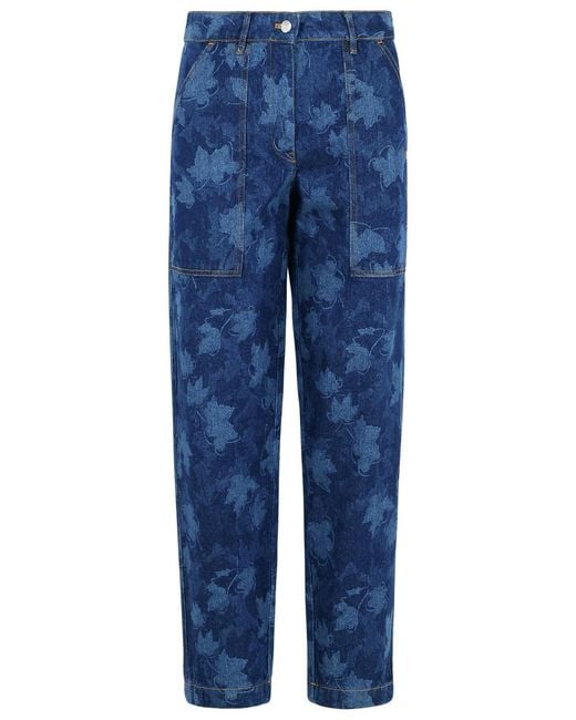 Maison Kitsuné Blue 'Workwear' Denim Jeans