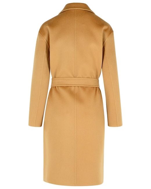 Max Mara Natural 'Melinda' Cashmere Coat