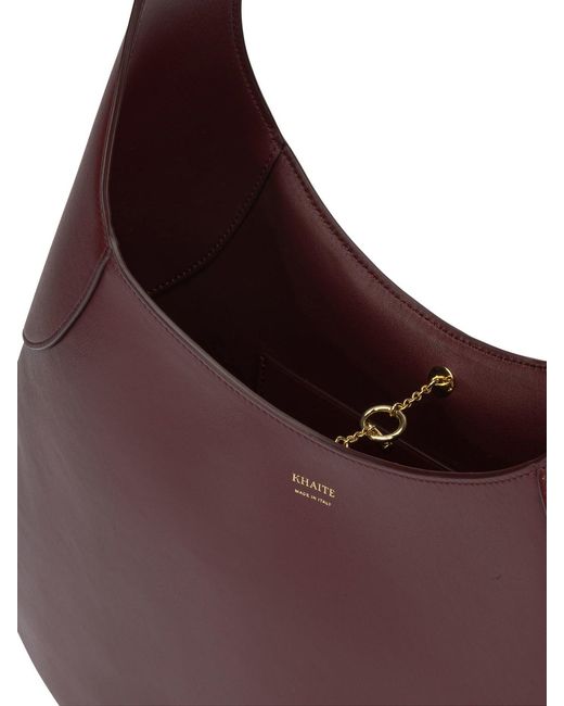 Khaite Purple "Joan Hobo" Large Shoulder Bag