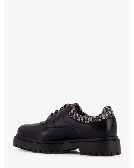 Dior Black Dh Dexpii Leather Lace-Up for men
