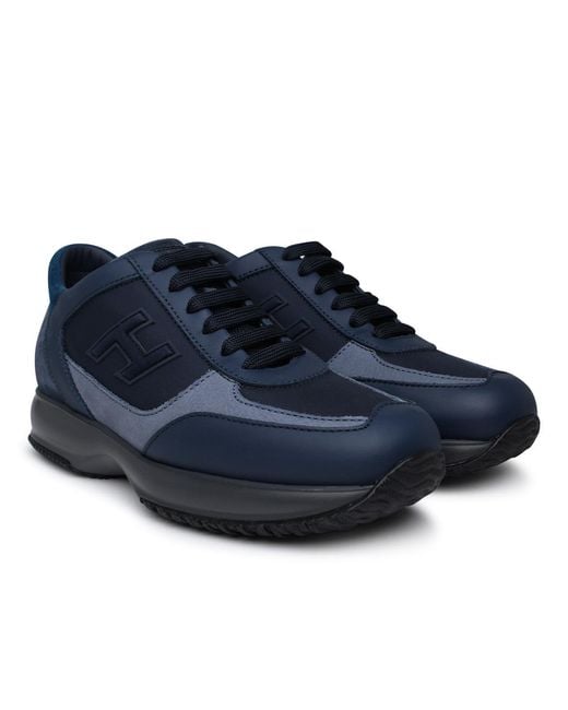 Hogan Blue Lear Sneakers for men