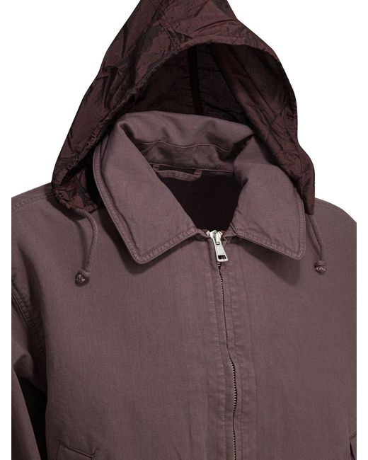 Our Legacy Brown Command Jackets And Coats Purple for men
