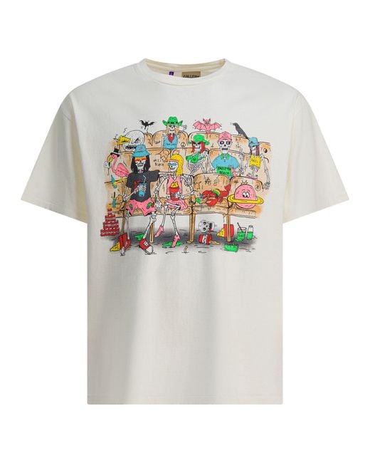 GALLERY DEPT. White "Skeleton Beach Theater Tee" T-Shirt for men
