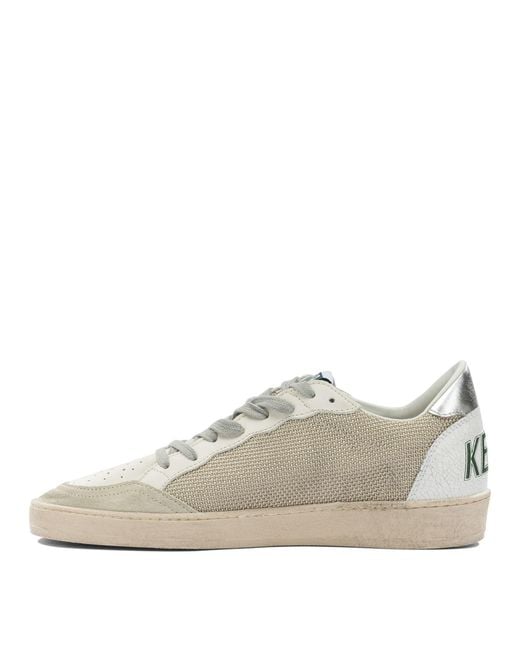 Golden Goose Deluxe Brand Natural "Ball Star" Sneakers for men