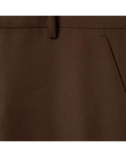 Gucci Brown Wide Fit Pants