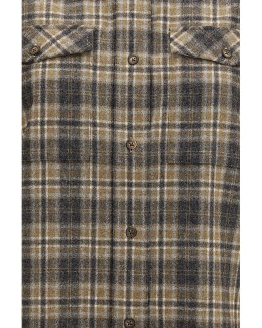 Rohe Gray Check Western Shirt Check