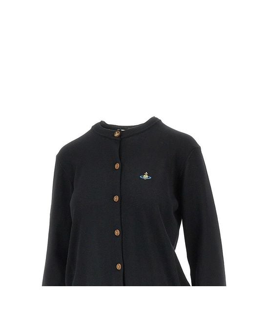 Vivienne Westwood Black 'Bea' Cotton Cardigan