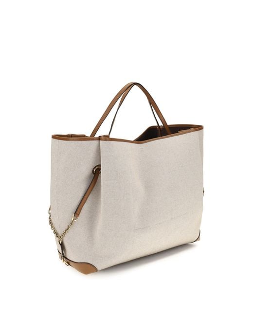 Chloé White Chloã Large Carry Tote Bag