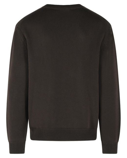 Tom Ford Black Cotton And Silk Sweater for men