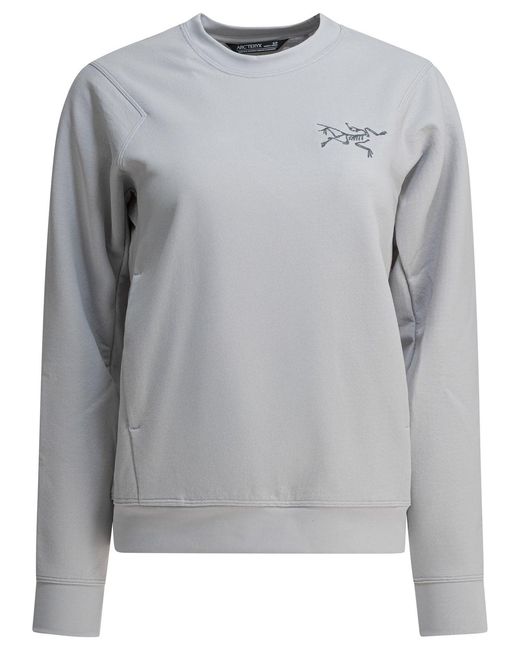 Women's Grey "Aestas Crew" Sweatshirt Crewneck