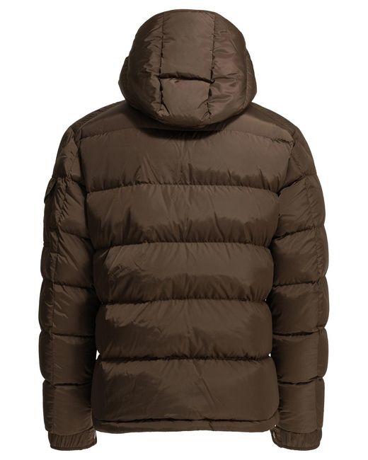 Moncler Brown Maya Short Down Jacket for men