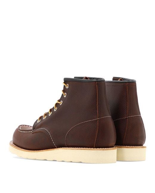 Red Wing Classic Moc Toe Brown Boots for men