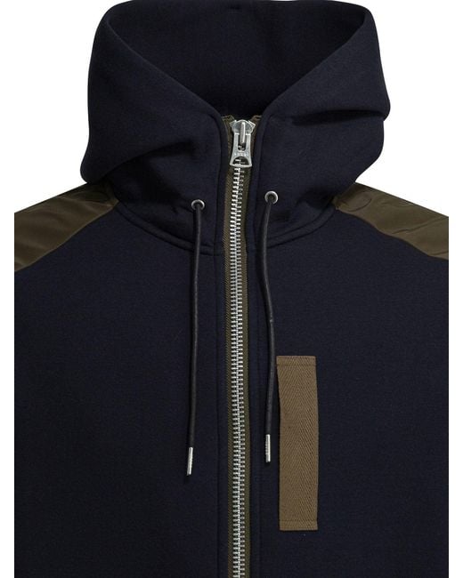 Sacai Blue Multicolor Lightweight Jacket