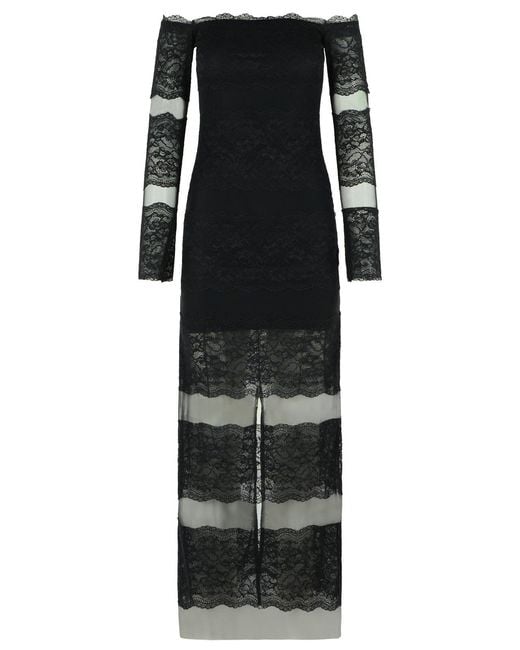 Blumarine Black Long Dress