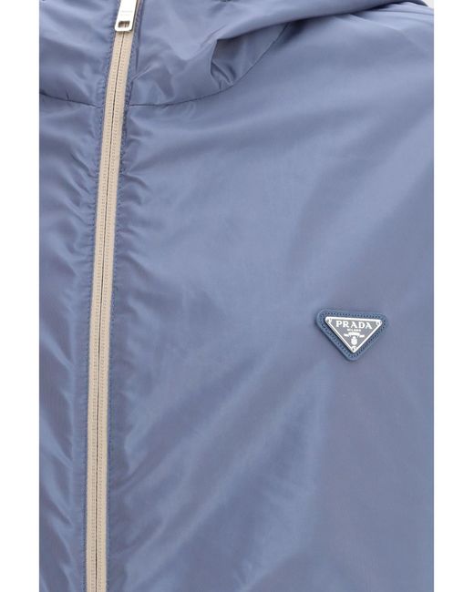 Prada Natural Down Jacket Re-Nylon Reversible for men