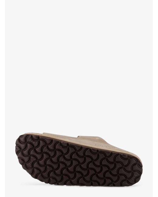 Birkenstock Natural Suede Arizona Sandals