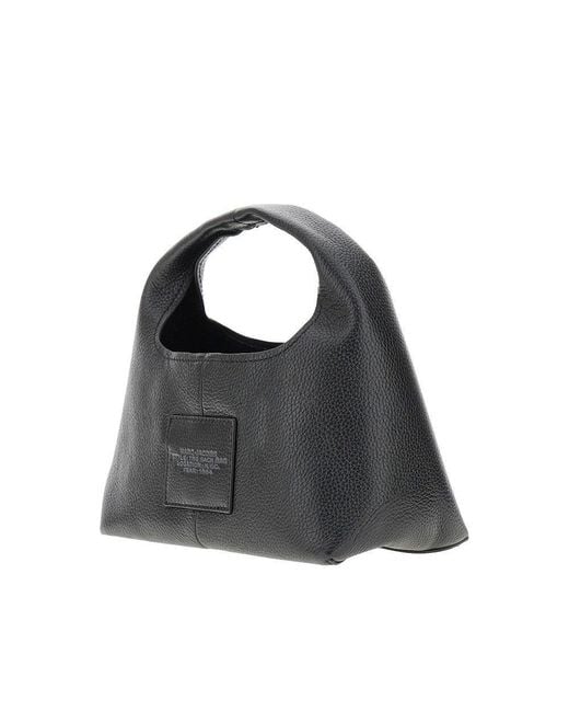 Marc Jacobs Black 'The Cheetah Mini Sack' Leather Bag