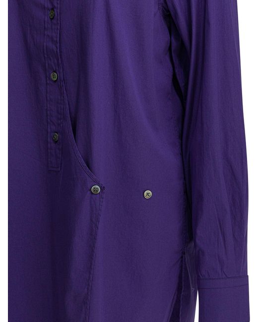 Our Legacy Purple Wave Shirts Blue