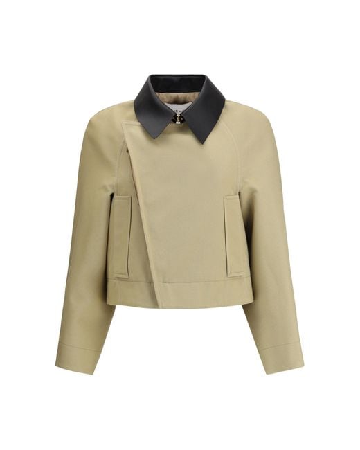 Givenchy Natural Cropped Caban Coat