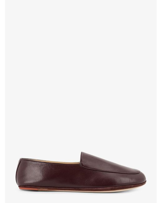 Loro Piana Brown Anton Walk Leather Loafers