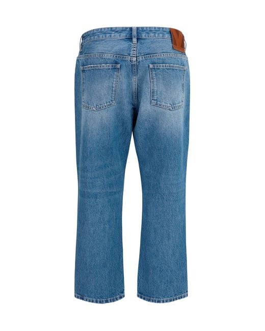 Valentino Blue Straight-Leg Jeans
