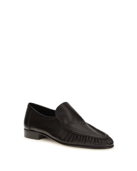 The Row White Two Loafers Lacquer