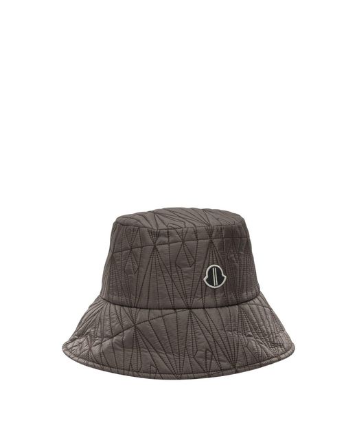 Rick Owens Brown Padded Bucket Hat